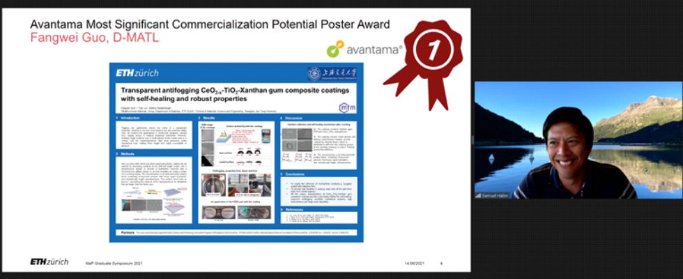 Enlarged view: Fangwei Guo - avantama: Most Significant Commercialisation Potential