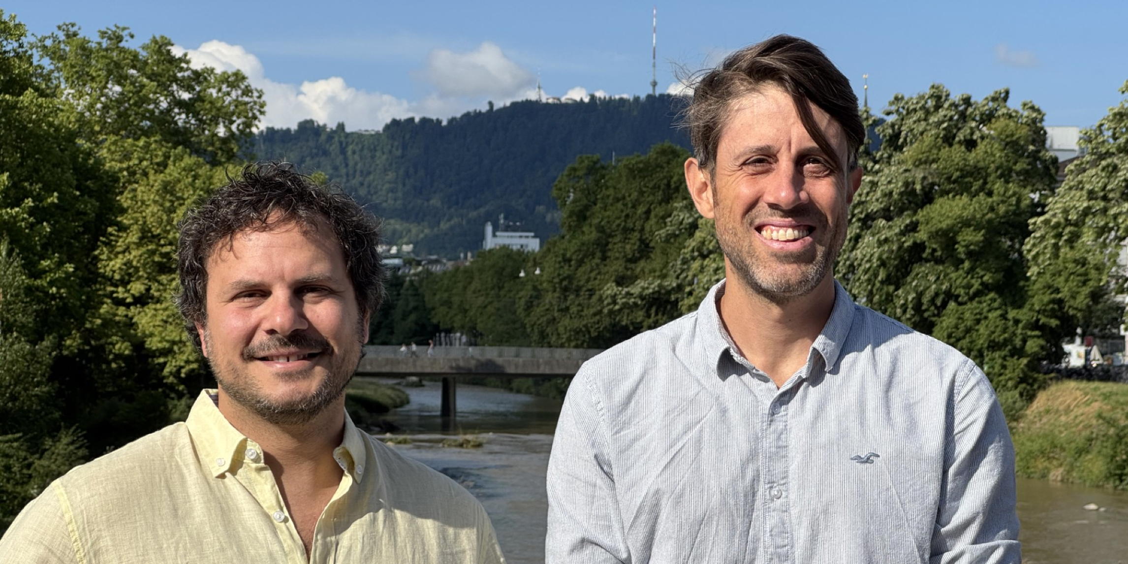 PoC grantee Prof. Lucio Isa with guest scientist Dr. Federico Paratore